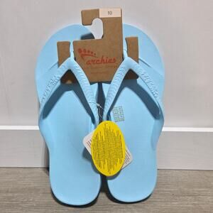 Archies Men's Blue Flip Flops NWT Size 10